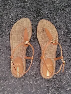 Sam Edelman Leather T-Strap Sandals